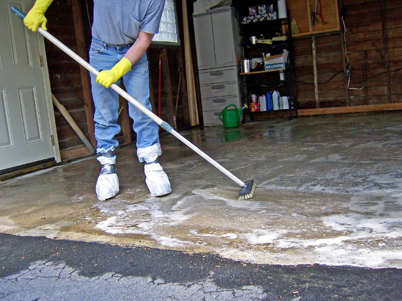 How To Clean Your Garage Floor Danley S